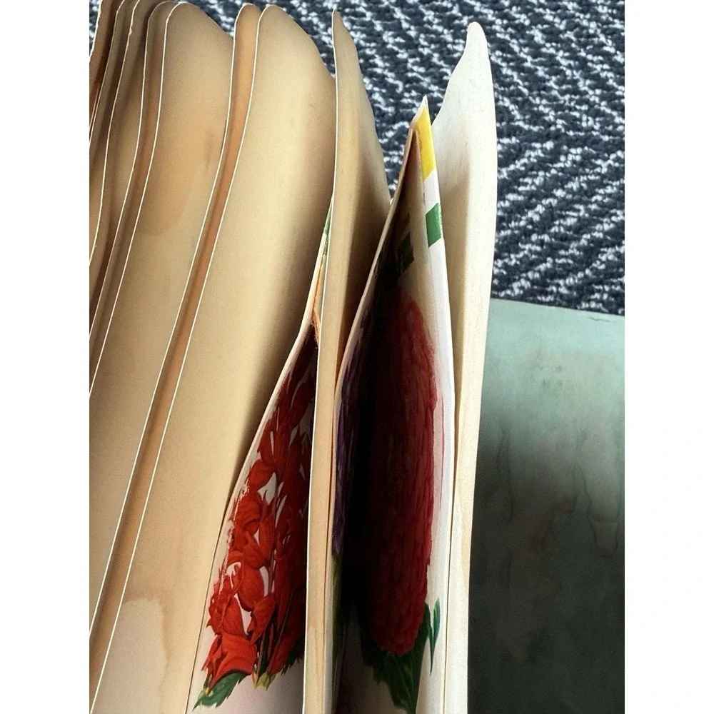 VTG rare 1950s-60s Asgrow Seed Salesman Sample Book 280+ Labels Accopress Binder